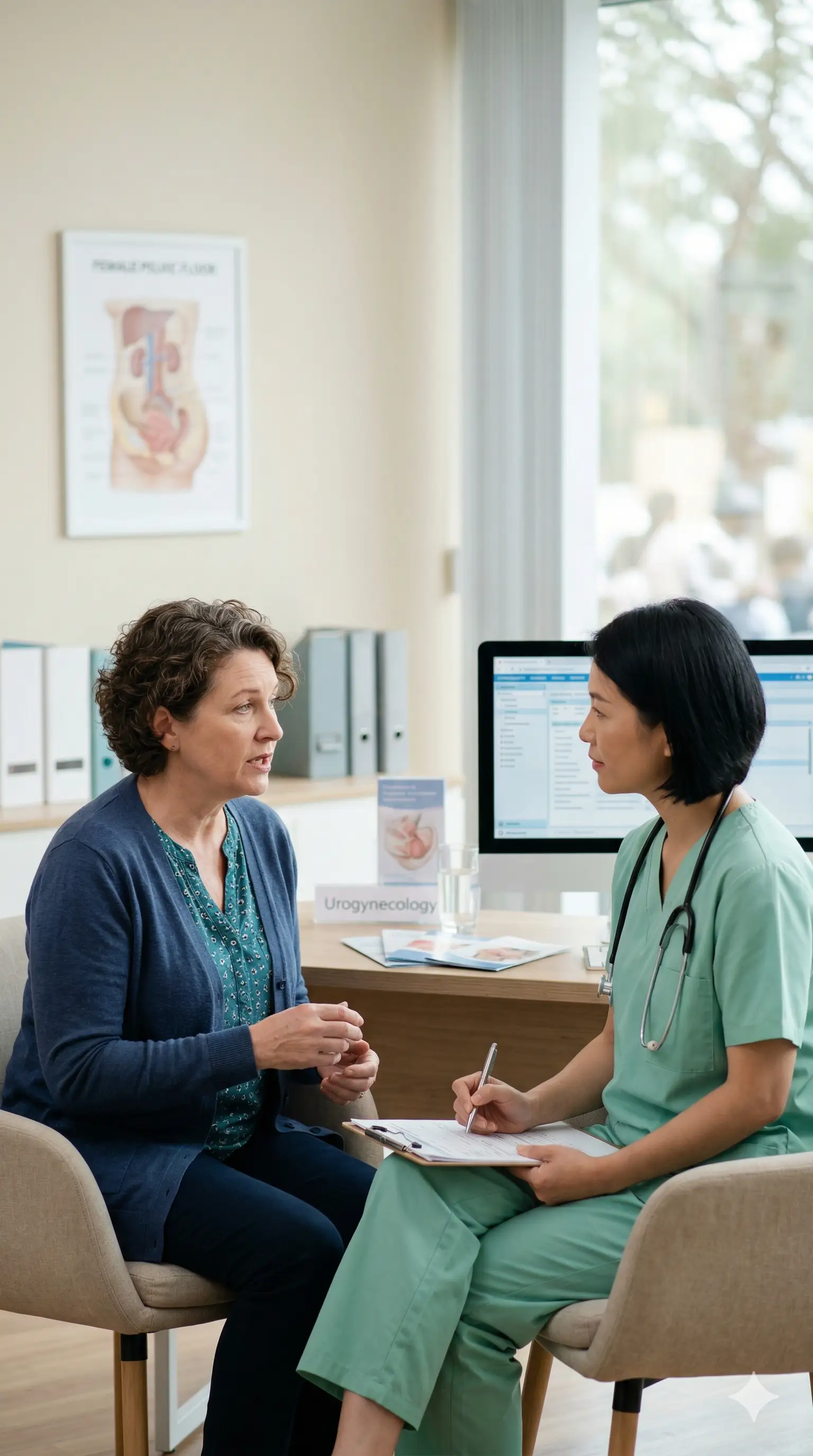 Urogynecology consultation at Inspire OBGYN in Winter Springs, FL